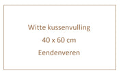 Kussenvulling 60 x 40