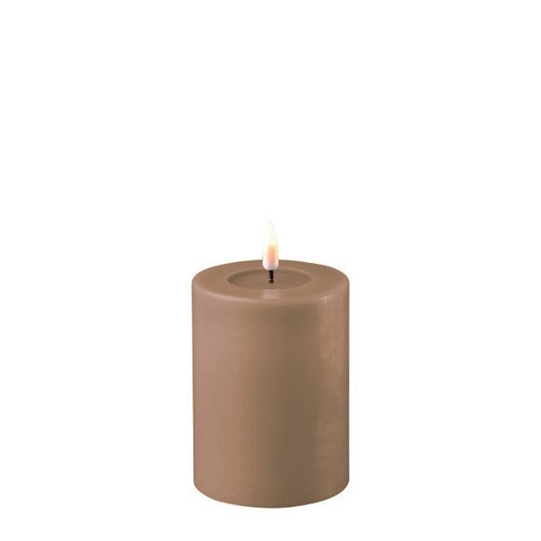 Ledkaars caramel 7,5x10 cm