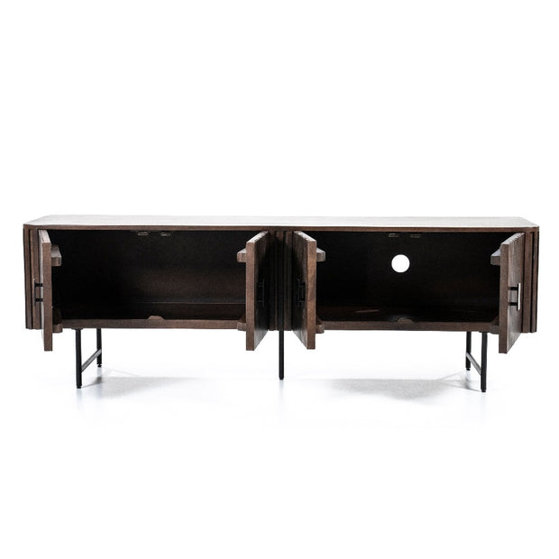 Tv meubel Remi 4-drs - bruin
