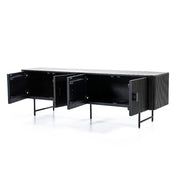 Tv meubel Remi 4-drs - zwart