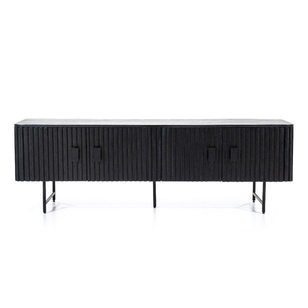 Tv meubel Remi 4-drs - zwart
