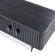Tv meubel Remi 4-drs - zwart