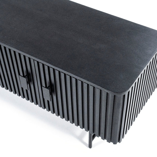 Tv meubel Remi 4-drs - zwart