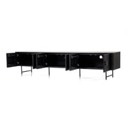 Tv meubel Remi 6-drs - zwart