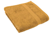 Een zacht gastendoek in een prachtige aardetint, een cognac kleur voor een oase van rust in jouw gastentoilet of badkamer