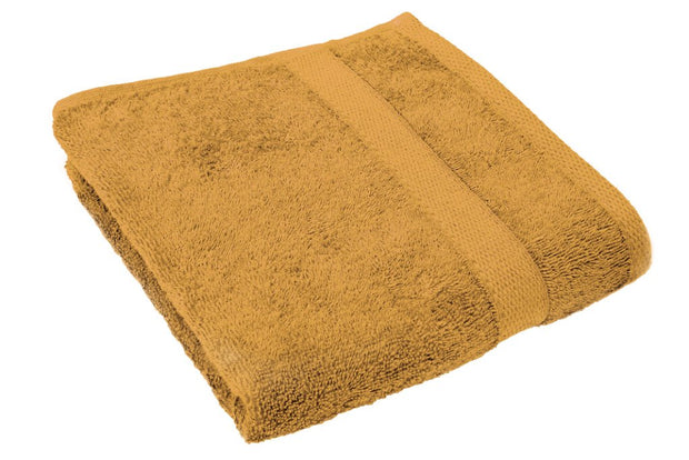 Een zacht gastendoek in een prachtige aardetint, een cognac kleur voor een oase van rust in jouw gastentoilet of badkamer