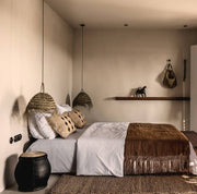 Zeegras hanglamp rond - Essaouira
