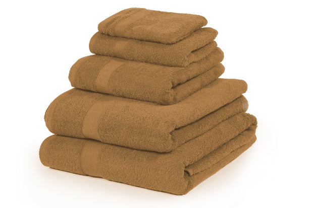 Kleine handdoek cognac