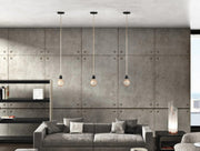 Jute plafondkap pendelsnoer naturel jute en zwart detail voor lichtbronnen met E27 fitting van het merk  Hoopzi