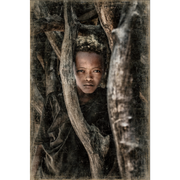 Het kind uit Madagascar portret etnisch van Serge Anton 