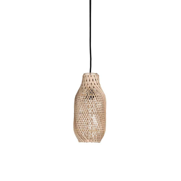 Rotan hanglamp Navi - fles