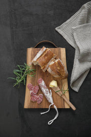 Snijplank hout met handvat