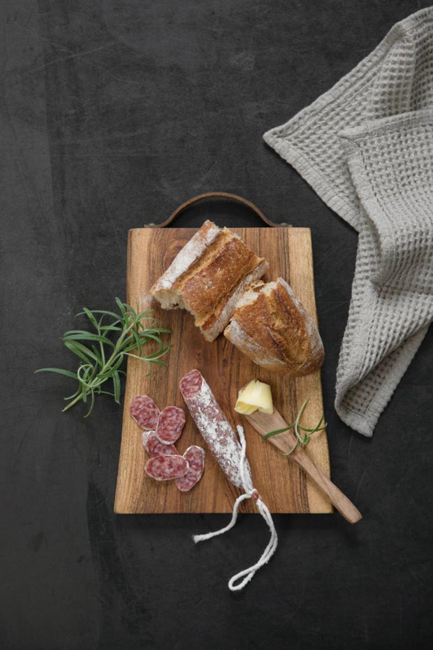Snijplank hout met handvat
