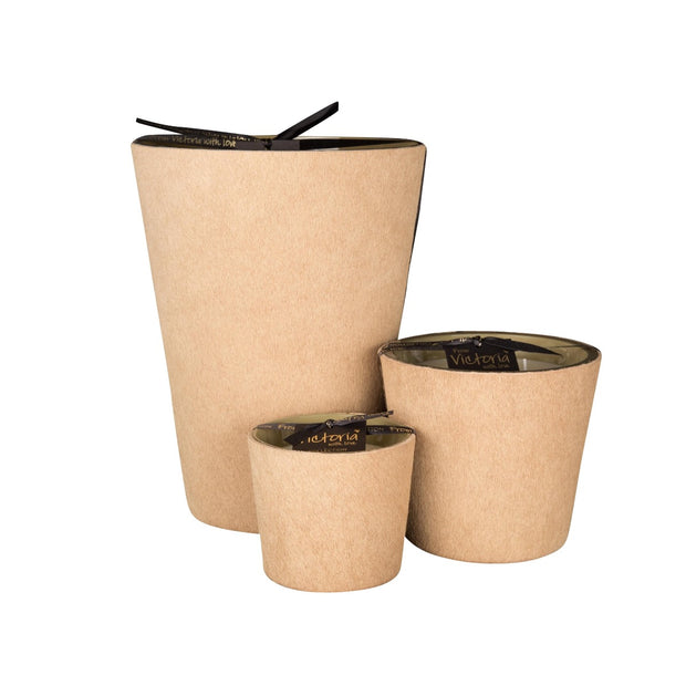 Geurkaars Victoria With love beige - S