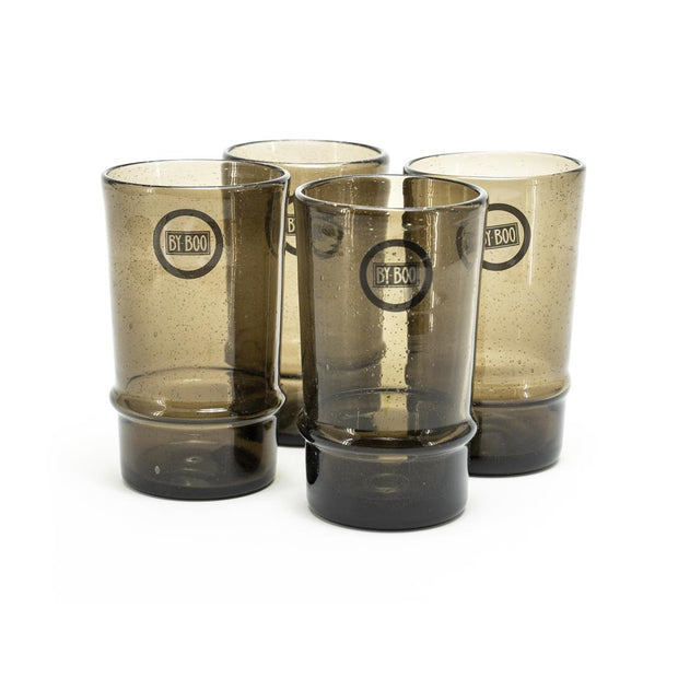 Mondgeblazen drinkglas M - Bubble servies