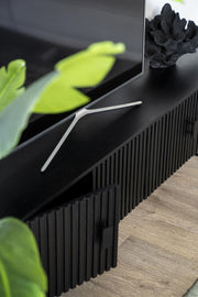 Tv meubel Remi 4-drs - zwart